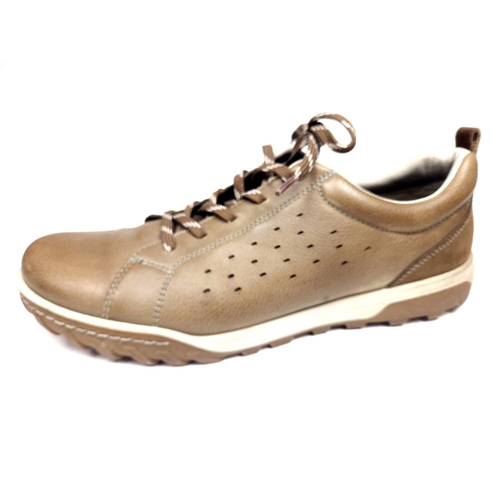 ECCO Mens Urban Lifestyle Size US 13-13.5 EU 47 Leather Lace Up Fashion Sneaker